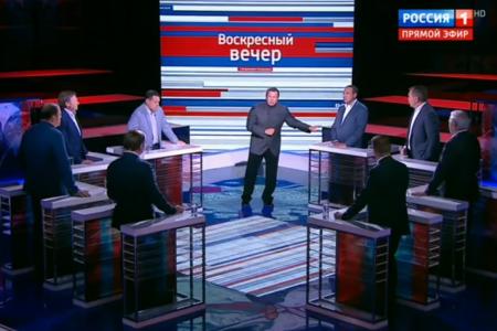Л.И. Калашников принял участие в программе «Вечер с Владимиром Соловьевым» 10 июля 2016 года