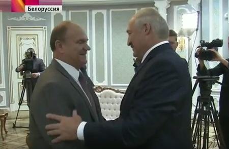 Новости на Первом Канале: За вклад в развитие двусторонних отношений Александр Лукашенко наградил Г.А. Зюганова орденом Дружбы народов