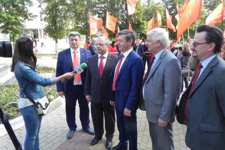 Белгородцам представили региональную группу КПРФ, участвующую в выборах кандидатов в депутаты Государственной Думы седьмого созыва