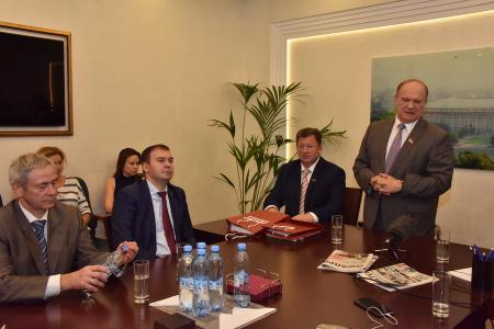 Г.А. Зюганов посетил спортивный комплекс "Лужники"