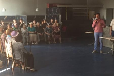 Нижегородская область. Денис Вороненков в городе Кстово встретился с «детьми войны»