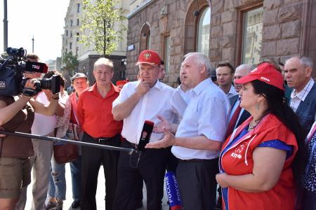 Г.А. Зюганов принял участие в акции «Галерея кандидатов» в Москве