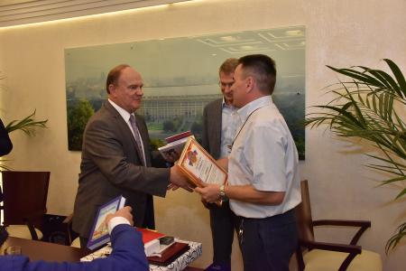 Г.А. Зюганов посетил спортивный комплекс "Лужники"