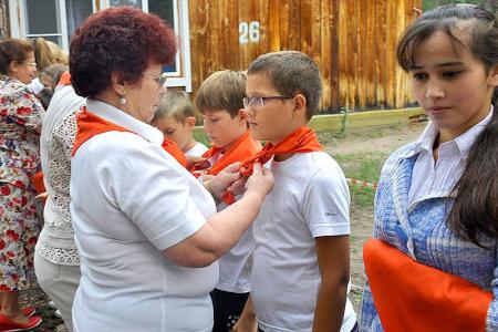 Краевой пионерский слет прошел в Егорьевском районе Алтайского края 