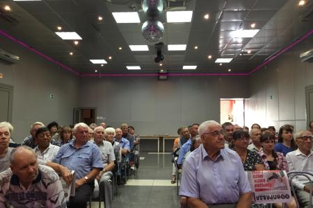 Член Президиума ЦК КПРФ, герой Социалистического труда Пётр Романов продолжает встречаться с жителями Кемеровской области