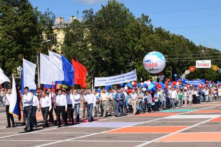 Московская область. Александр Наумов поприветствовал жителей Ступино на праздновании дня города