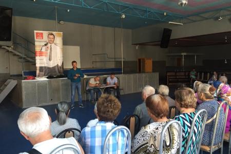 Нижегородская область. Денис Вороненков встретился с детьми войны в Кстово