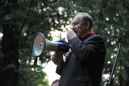 В Москве состоялся митинг против строительства автомагистрали возле жилых домов