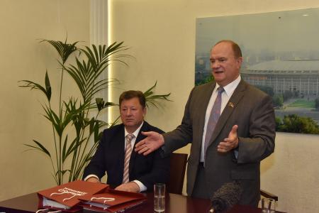 Г.А. Зюганов посетил спортивный комплекс "Лужники"