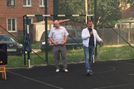 Нижегородская область. Денис Вороненков провел встречу на спортивной площадке в Кстово