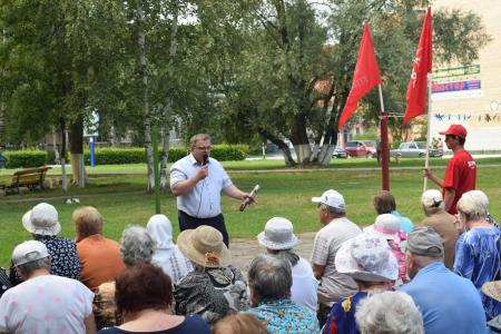 Московская область. Ступинская организация «Детей войны» провела встречи с жителями города
