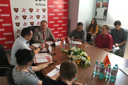 Краснодар. Сергей Обухов вызвал своего оппонента на выборах в Госдуму мэра Владимира Евланова на теледебаты