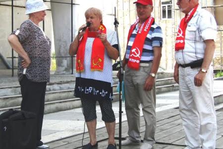 Первый секретарь Курганского обкома КПРФ Василий Кислицын встретился с жителями Мишкинского района