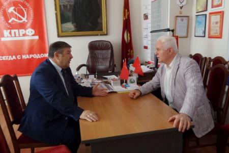 Красноярск с рабочим визитом посетил депутат фракции КПРФ Государственной Думы Михаил Берулава