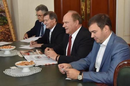 Г.А. Зюганов принял Посла ОБСЕ – руководителя Миссии по наблюдению за выборами в Государственную Думу ФС РФ Яна Петерсена