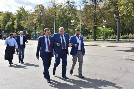 Г.А. Зюганов посетил спортивный комплекс "Лужники"