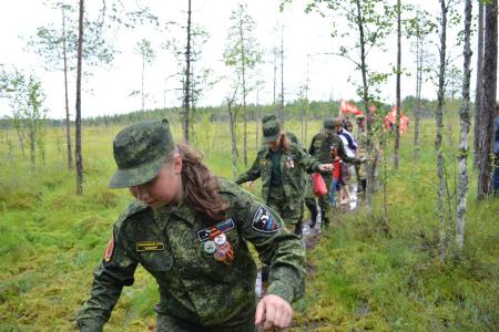 Ленинградские комсомольцы приняли участие в поисковой работе в республике Карелия 