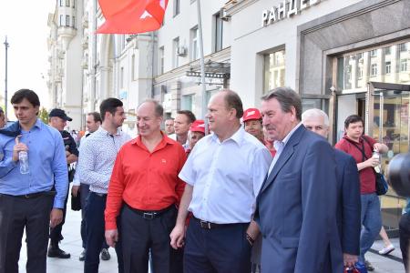 Г.А. Зюганов принял участие в акции «Галерея кандидатов» в Москве