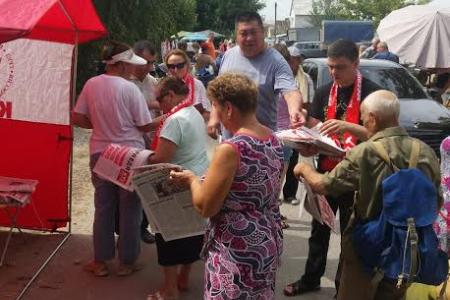 Город-герой Волгоград. Евгений Шаманаев вместе с коммунистами Волгоградской области не сбавляют темпов подготовки Народного референдума