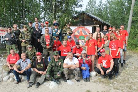 Ленинградские комсомольцы приняли участие в поисковой работе в республике Карелия 