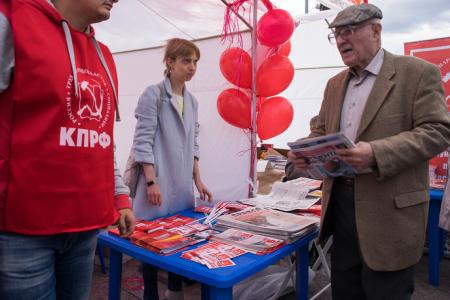 Москва. Г.А. Зюганов принял участие в фестивале столичной прессы