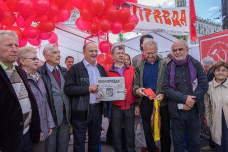 Москва. Г.А. Зюганов принял участие в фестивале столичной прессы