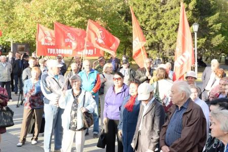 Митинг КПРФ «За честные выборы» прошел в Новосибирске