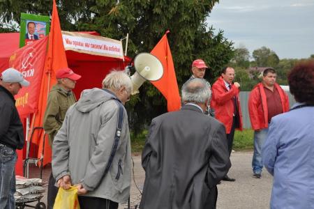 Все на выборы, все за КПРФ! Митинг КПРФ в Луховицком районе Московской области