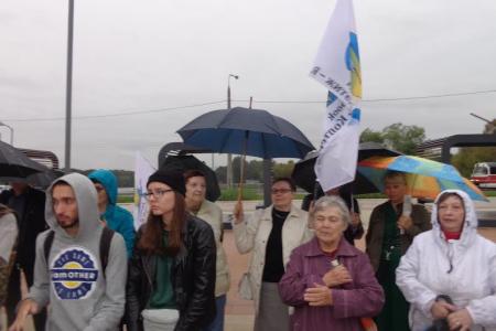 В районе Коптево прошел митинг против строительного произвола в САО Москвы