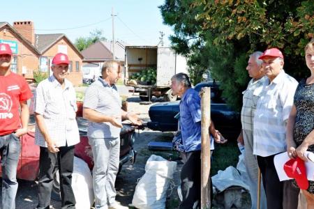 Краснодарский край. Встречи кандидата от КПРФ Александра Нагнибеды в Кореновском районе
