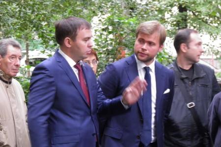 Юрий Афонин и Леонид Зюганов встретились с жителями района Сокол города Москвы