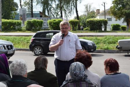 Встречи кандидата в депутаты Московской областной Думы от КПРФ Александра Наумова с жителями городского округа Кашира