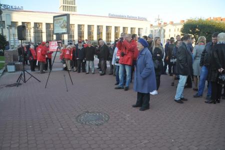 Ленинград не потерпит фальсификаторов! Акция протеста КПРФ против выборного произвола