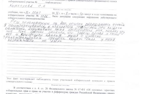 Ростовская область. Сводка нарушений на выборах