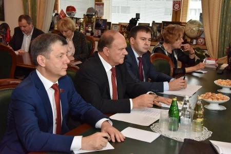 Г.А. Зюганов встретился с делегацией ЦК КПК