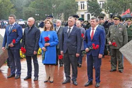 Д.Г. Новиков в Благовещенске принял участие в праздновании 71-й годовщины Победы над милитаристской Японией
