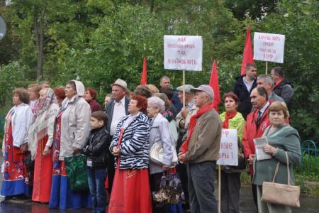 Московская область. Митинг в Егорьевске: Фёдорова - в Госдуму!