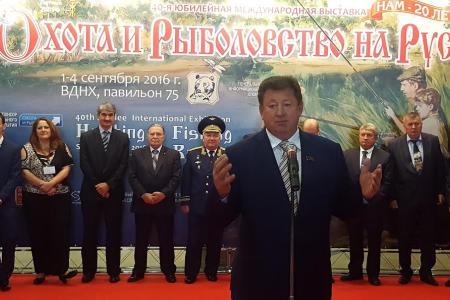 В.И. Кашин принял участие в открытии выставки «Охота и Рыболовство на Руси»