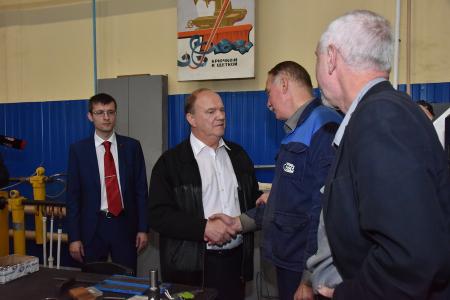 «Это подлинно по духу и характеру народное предприятие». Г.А. Зюганов встретился с трудовым коллективом Московского инструментального завода
