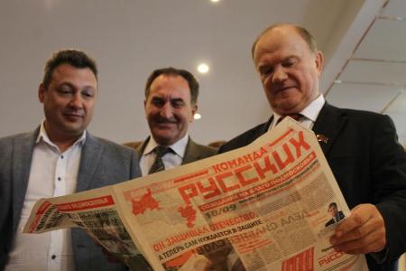 Геннадий Зюганов в подмосковном Красногорске: «Надо подниматься и идти голосовать» 