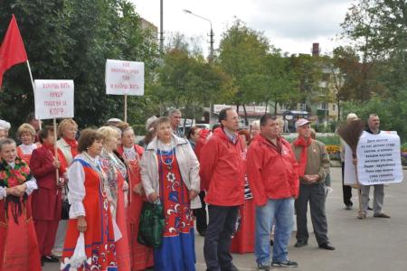 Московская область. Митинг в Егорьевске: Фёдорова - в Госдуму!