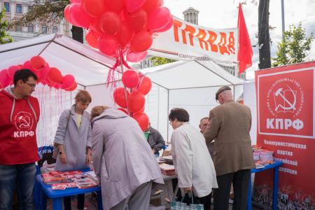 Москва. Г.А. Зюганов принял участие в фестивале столичной прессы