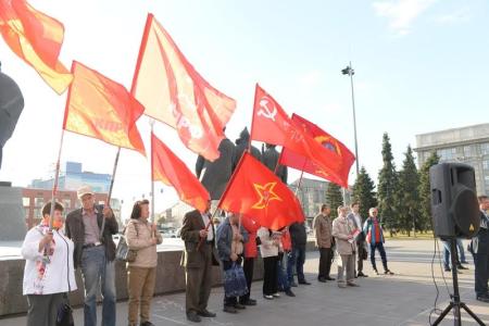 Митинг КПРФ «За честные выборы» прошел в Новосибирске