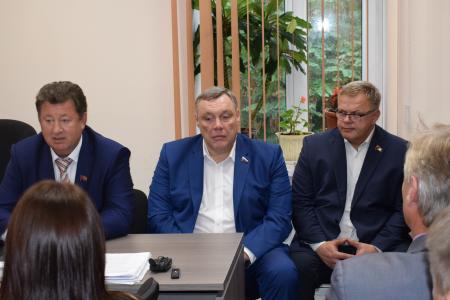 Владимир Кашин посетил с рабочим визитом подмосковный город Ступино