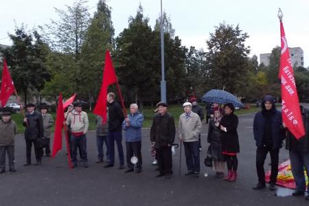 Вологодские коммунисты провели митинг «За честные выборы!»