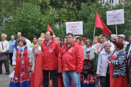 Московская область. Митинг в Егорьевске: Фёдорова - в Госдуму!