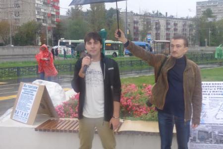 В районе Коптево прошел митинг против строительного произвола в САО Москвы
