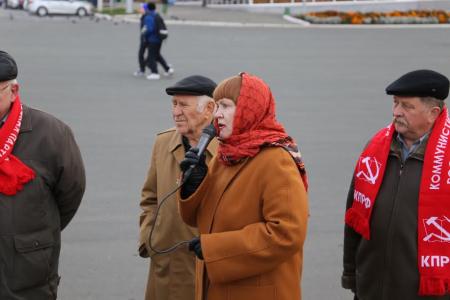 В столице Мордовии городе Саранске коммунисты провели митинг «Вы за это голосовали?»