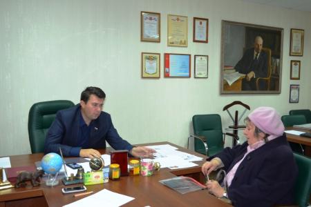 О.А. Лебедев провел прием избирателей в Тульской области