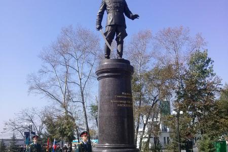 В Хабаровске открыт памятник Маршалу А.М. Василевскому